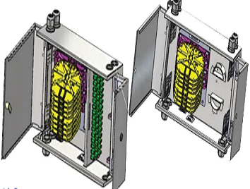 Wall Mount Fibre Management System