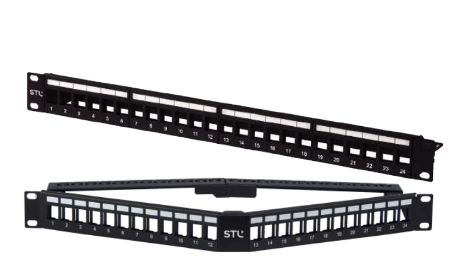 Modular Patch Panel Unloaded - 1RU