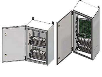 Wall Mount Fibre Management System High Density