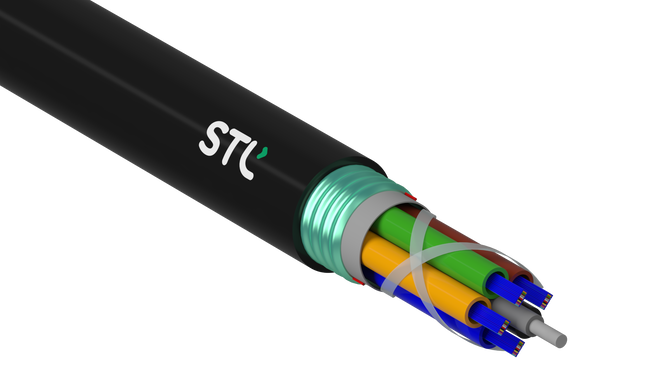 STL Ribbon Lite | Multitube Gel Free Single Jacket Armored Ribbon OFC | STL Nova G.657.A1 and G.652.D