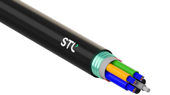 STL Ribbon Lite | Multitube Gel Free Single Jacket Armored Ribbon OFC | STL Nova G.657.A1 and G.652.D