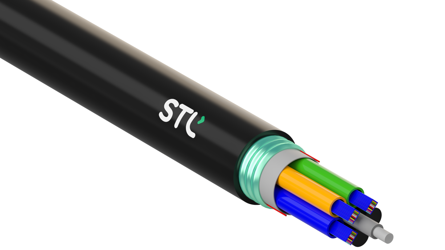 STL Ribbon Lite | Multitube Gel Free Single Jacket Armored Ribbon OFC | STL Nova G.657.A1 and G.652.D