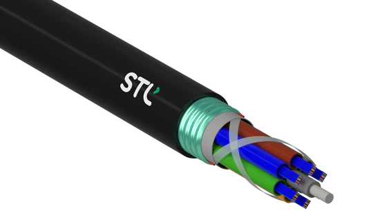 STL Ribbon Lite | Multitube Gel Free Single Jacket Armored Ribbon OFC | STL Nova G.657.A1 and G.652.D