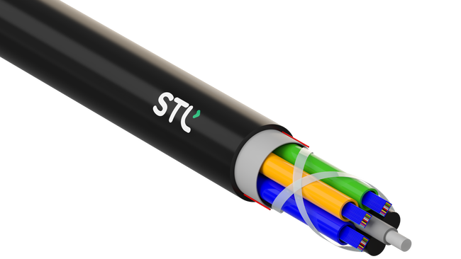STL Ribbon Lite | Dielectric Multitube Gel Free Single Jacket Ribbon OFC | STL Nova G.657.A1 and G.652.D